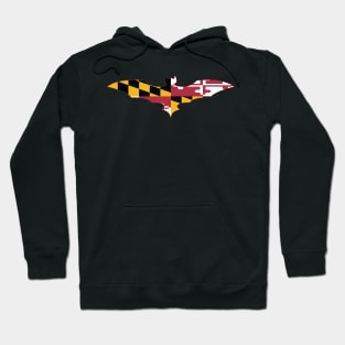 Maryland Bat Flag Hoodie